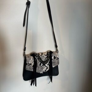 Brand new snakeskin crossbody